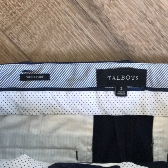Talbots | Navy Signature trousers. Workwear . Size 2 - Picture 4 of 5